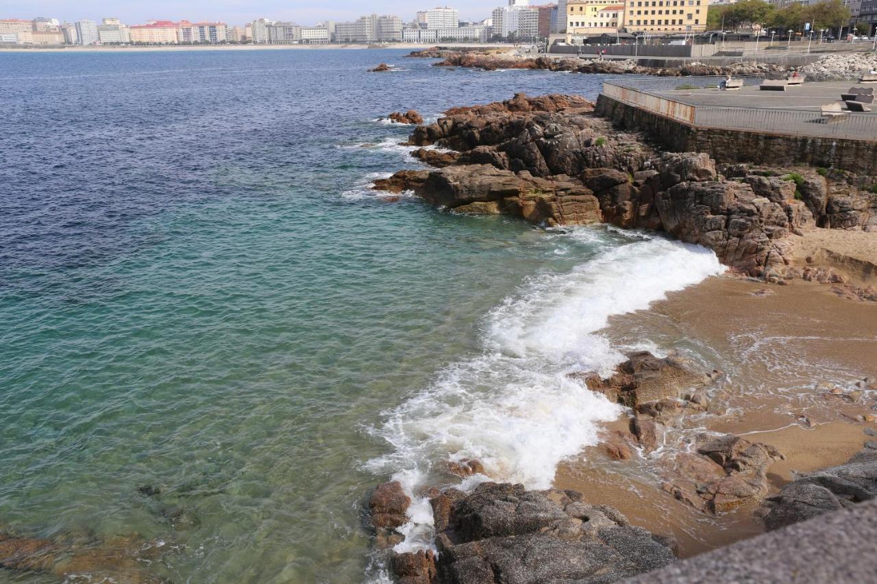 Apartamento Orzan Playa A Coruña Kültér fotó